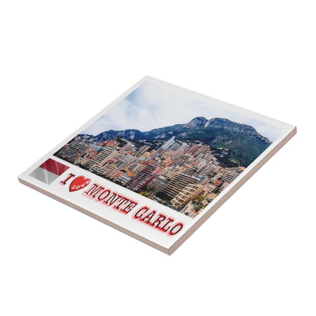 zMC019 MONTE CARLO, Monaco, Ceramic Tile (Side)