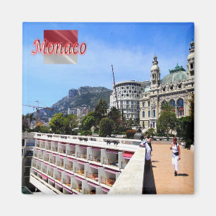 zMC026 MONACO, Europe, Fridge Magnet