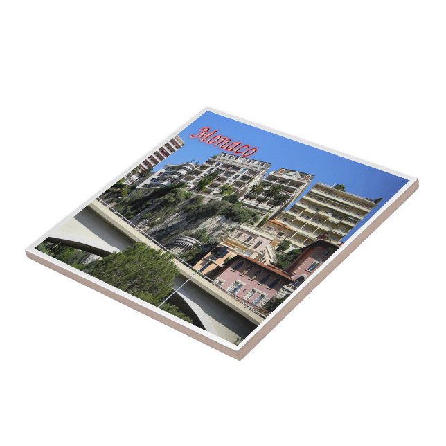 zMC027 MONACO, Europe, Ceramic Tile (Side)