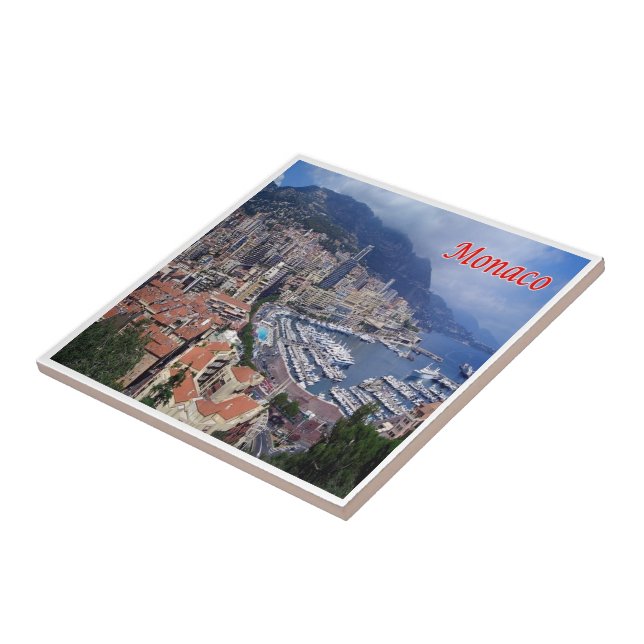 zMC029 MONACO, Europe, Ceramic Tile (Side)