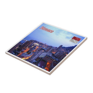 zMC039 MONACO BY NIGHT, Ceramic Tile