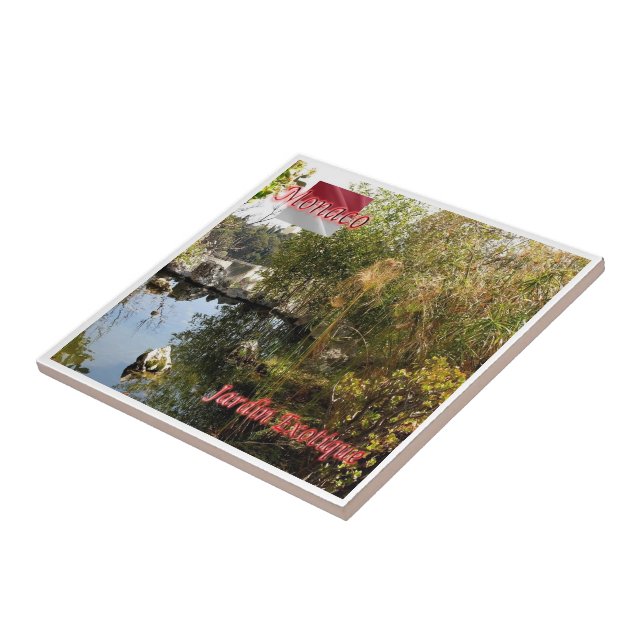 zMC045 EXOTIC GARDEN, Monaco, Ceramic Tile (Side)