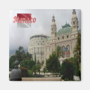 zMC049 HOTEL HERMITAGE AND THE CASINO OPERA Monaco Magnet
