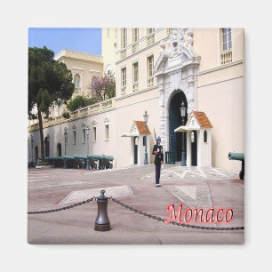zMC050 GUARD IN THE PALACE, Monaco, Fridge Magnet