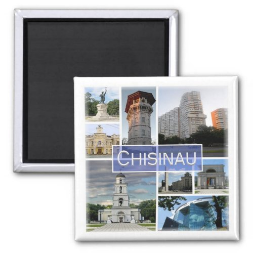 zMD003 CHISINAU Moldova Europe Fridge Magnet