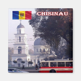 zMD010 CHISINAU Town Center, Moldova, Fridge Magnet