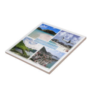 zMF003 SAINT MARTIN, Mosaic, America, Ceramic Tile