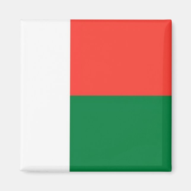 zMG001 MADAGASCAR FLAG, Africa, Fridge Magnet (Front)