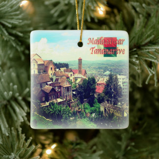 zMG011 TANANARIVE, City High, Madagascar, Ceramic Ornament