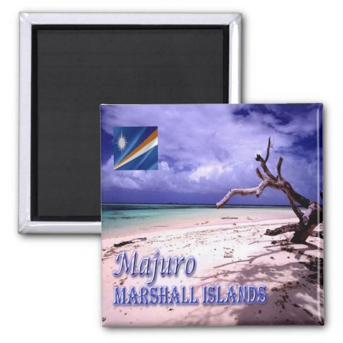 zMH004 MAJURO Laura Beach  MARSHALL Fridge Magnet