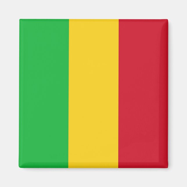 zML001 MALI, Flag, Africa, Fridge Magnet (Front)