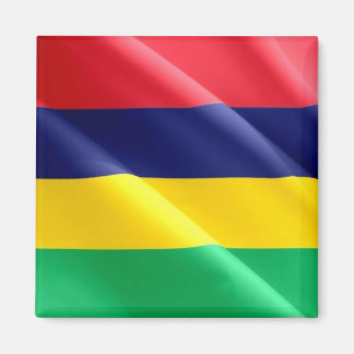 zMU002 MAURITIUS, Waving Flag, Africa, Fridge Magnet