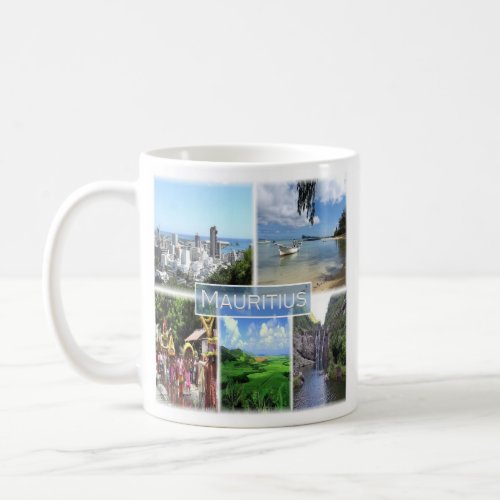 zMU022 PORT LOUIS Mosaic Africa Coffee Mug