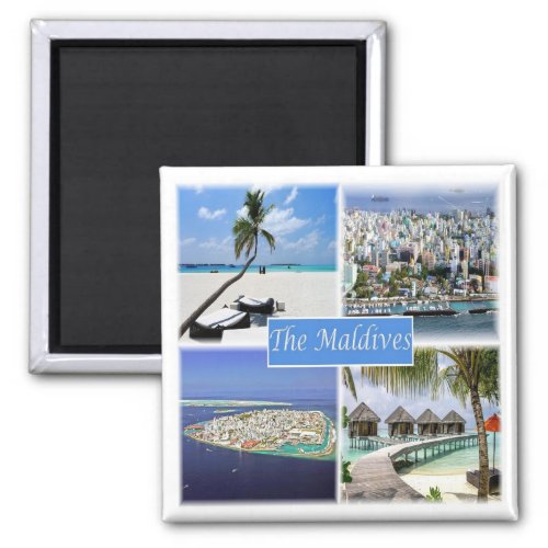 zMV003 MALDIVES mosaic Fridget Magnet