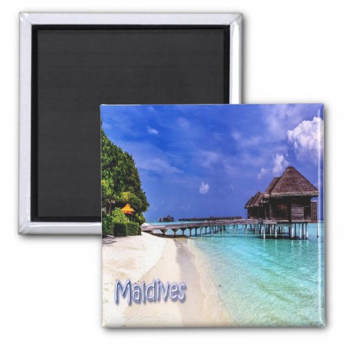 zMV004 islands MALDIVES beach Asia Fridge Magnet