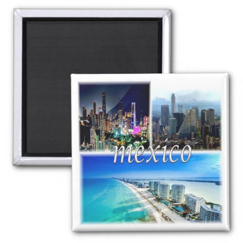 zMX004 MEXICO Mosaic America Fridge Magnet
