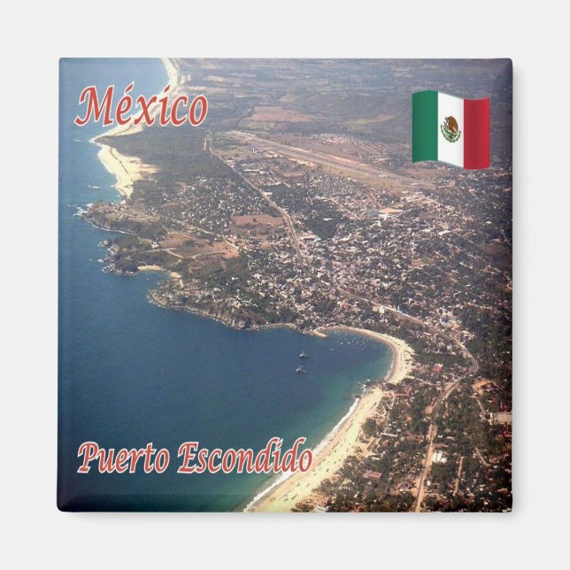 zMX012 PUERTO ESCONDIDO, Mexico, Oaxaca, Fridge Magnet (Front)