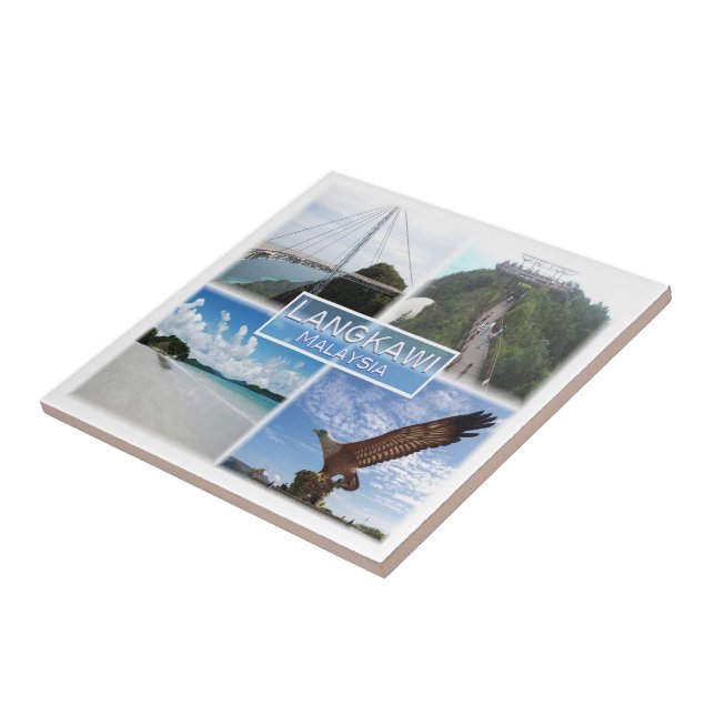 zMY015 Kedah beach, LANGKAWI, Malaysia, Ceramic Tile (Side)