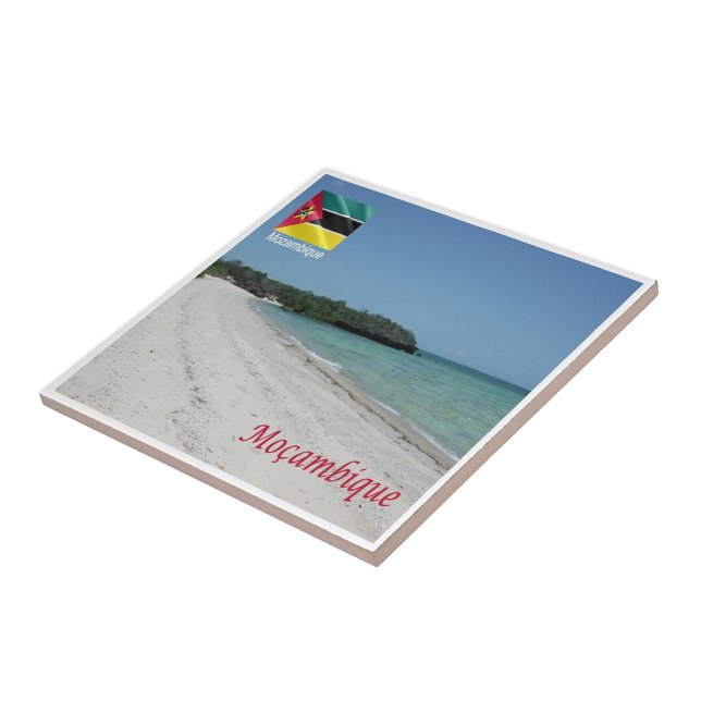 zMZ004 MOZAMBIQUE, Beach, Africa, Ceramic Tile (Side)