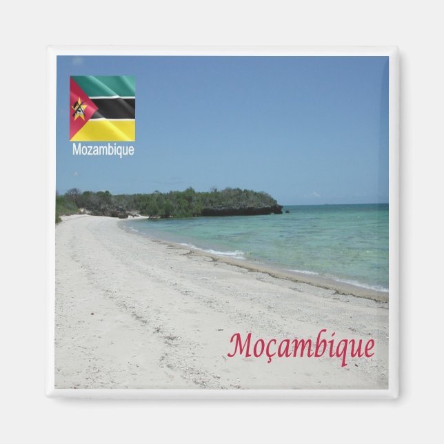 zMZ004 MOZAMBIQUE, Beach, Africa, Fridge Magnet (Front)