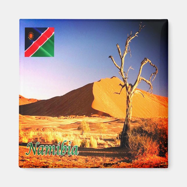 zNA004 NAMIBIA Desert, Africa, Fridge Magnet (Front)