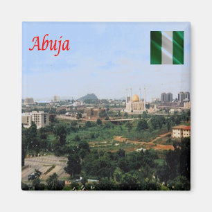 zNG004 ABUJA, Nigeria, Africa, Fridge Magnet