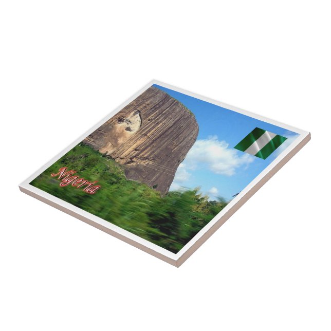 zNG010 NIGERIA, Zumarock, Africa, Ceramic Tile (Side)