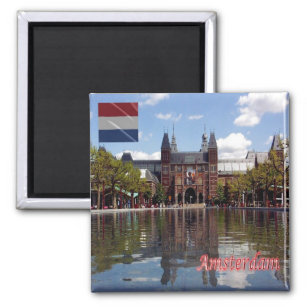 zNL015 RIJKSMUSEUM Amsterdam, Netherlands, Fridge Magnet