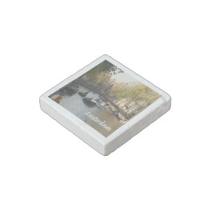 zNL017 AMSTERDAM navigable canal, Stone Magnet