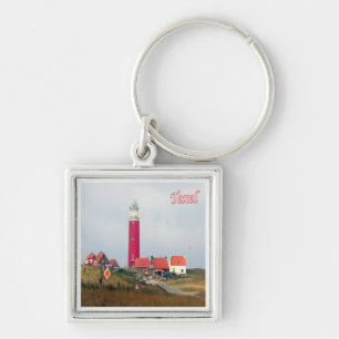 zNL023 TEXEL LIGHTHOUSE Frisian Islands, Keychain