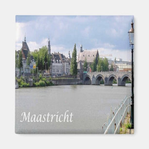 zNL027 MAASTRICHT Meuse river MASS, Europe, Fridge Magnet