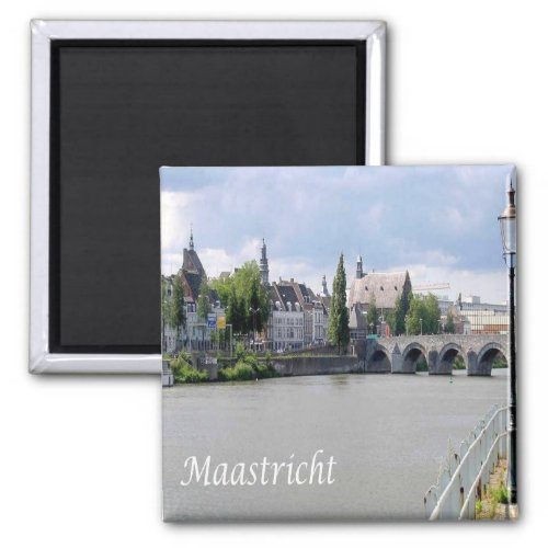 zNL027 MAASTRICHT Meuse river MASS Europe Fridge Magnet