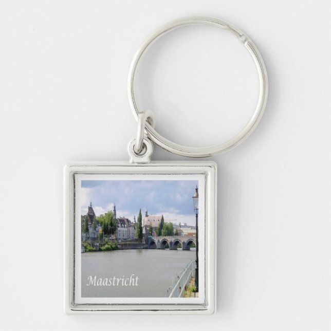 zNL027 MAASTRICHT Meuse river MASS, Europe, Keychain (Front)