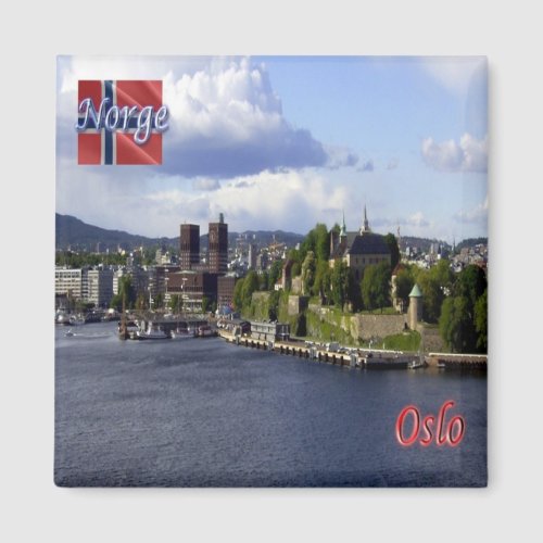 zNO004 OSLO Norway Europe Fridge Magnet