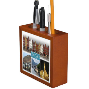 zNO009 BERGEN, Norway, Europe, Desk Organizer