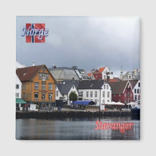 zNO010 STAVANGER Norway Europe Fridge Magnet