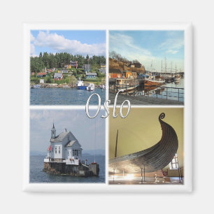zNO013 OSLO, Norway, Europe, Fridge Magnet