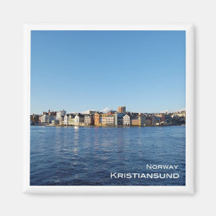 zNO025 KRISTIANSUND, Norway, Europe, Fridge Magnet