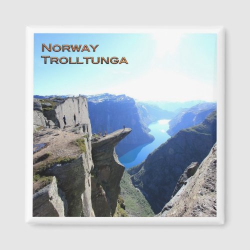 zNO032 TROLLTUNGA panorama Norway Fridge Magnet