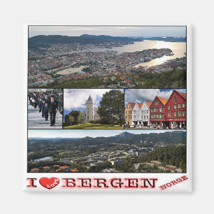 zNO040 BERGEN, Norway, Europe, Fridge Magnet
