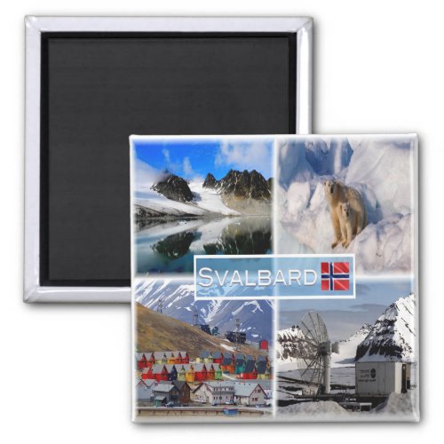zNO041 SVALBARD Norway Europe Fridge Magnet
