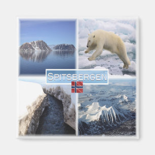 zNO042 SPITSBERGEN, Norway, Europe, Fridge Magnet