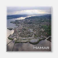 zNO052 HAMAR panorama, Norway, Europe, Fridge