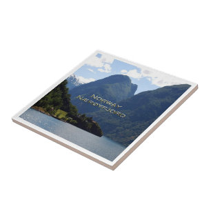 zNO059 NÆRØYFJORD panorama, Norway, Ceramic Tile