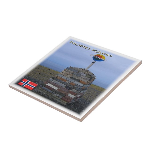 zNO078 NORD KAPP, Norway, Europe, Ceramic Tile (Side)