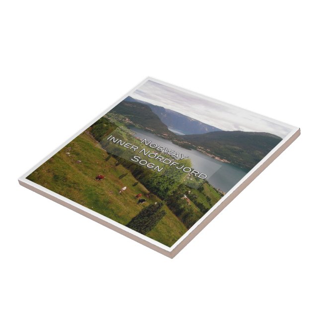 zNO109 INNER NORDFJORD SOGN, Norway, Ceramic Tile (Side)