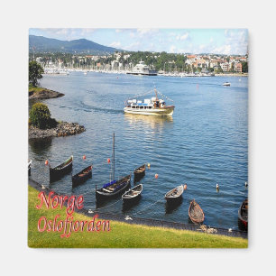 zNO162 OSLOFJORDEN, Norway, Europe, Fridge Magnet