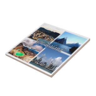 zNZ005 NEW ZEALAND, Mosaic, Oceania, Ceramic Tile