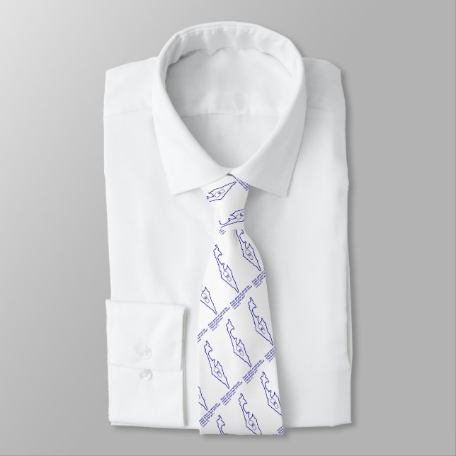 Zo Artzeinu - Joshua 1:3 Neck Tie (Tied)