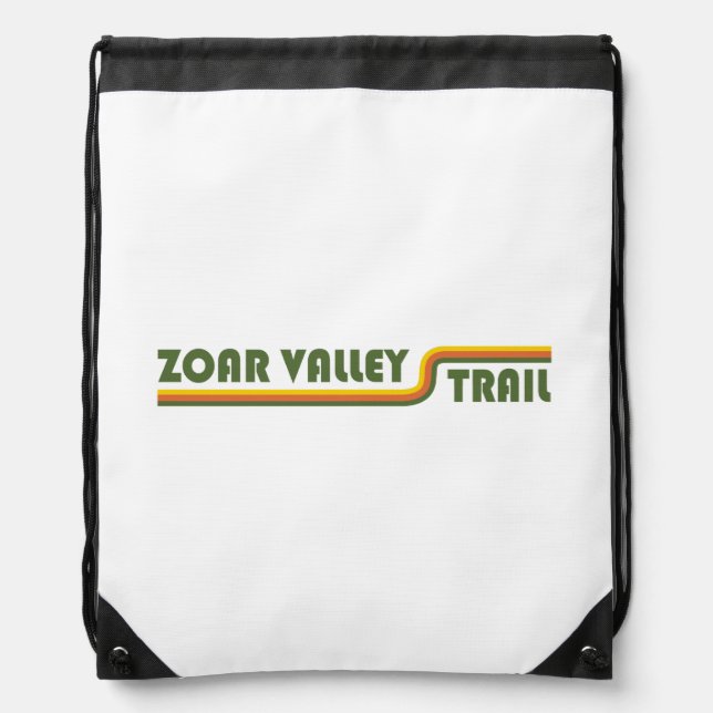 Zoar Valley Trail Drawstring Bag (Front)